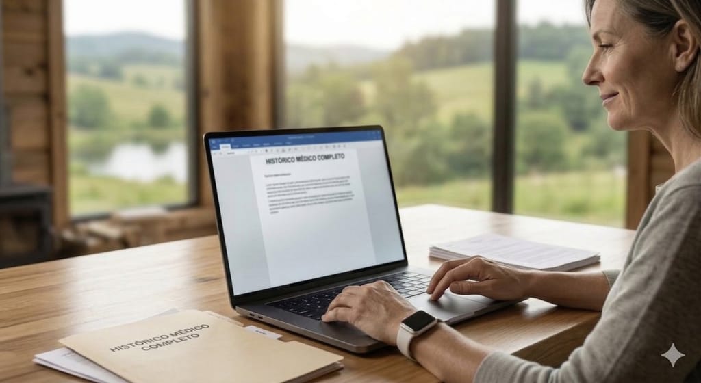 Resultados de exames organizados